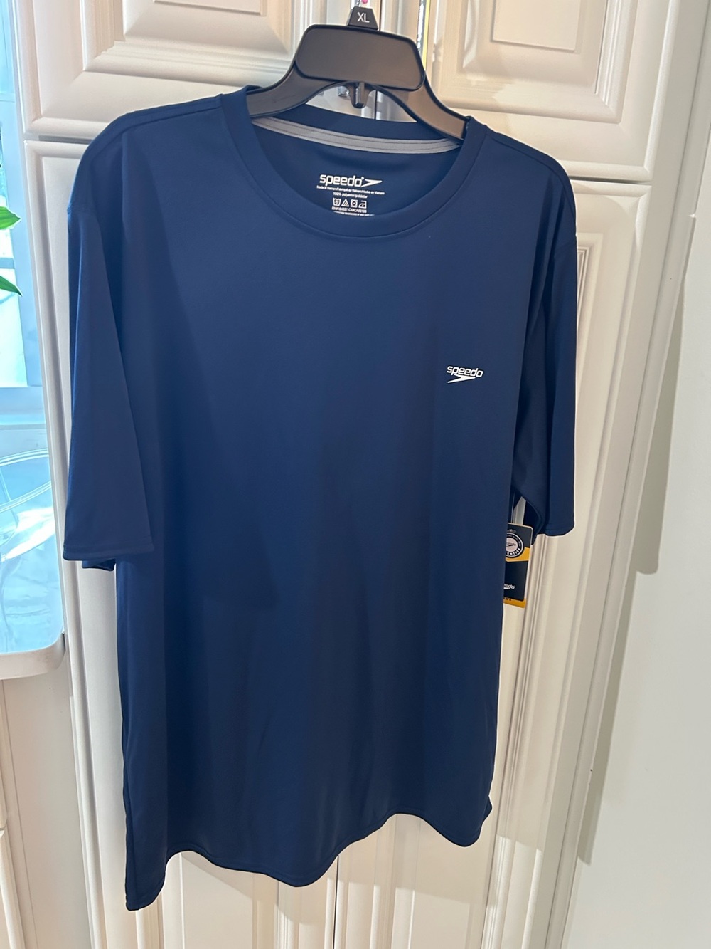 Speedo Navy Short Sleeve Athletic Tee